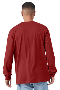 BELLA+CANVAS  Unisex Jersey Long Sleeve Tee - Canvas Red Back