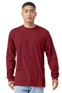 BELLA+CANVAS  Unisex Jersey Long Sleeve Tee - Cardinal