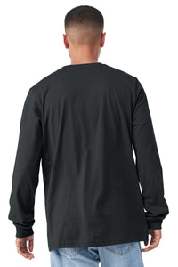 BELLA+CANVAS  Unisex Jersey Long Sleeve Tee - Dark Grey Back