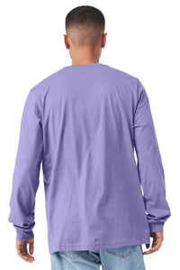 BELLA+CANVAS  Unisex Jersey Long Sleeve Tee - Dark Lavender Back
