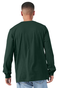 BELLA+CANVAS  Unisex Jersey Long Sleeve Tee - Forest Back