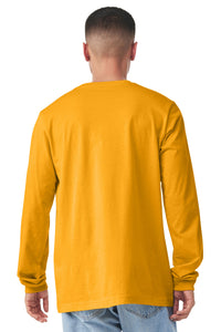 BELLA+CANVAS  Unisex Jersey Long Sleeve Tee - Gold Back