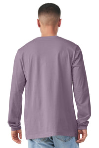 BELLA+CANVAS  Unisex Jersey Long Sleeve Tee - Light Violet Back