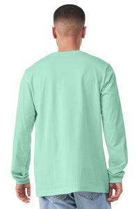 BELLA+CANVAS  Unisex Jersey Long Sleeve Tee - Mint Back