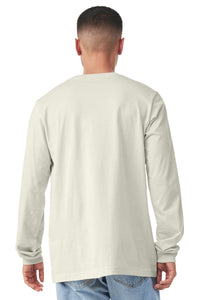 BELLA+CANVAS  Unisex Jersey Long Sleeve Tee - Natural Back
