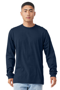 BELLA+CANVAS  Unisex Jersey Long Sleeve Tee - Navy