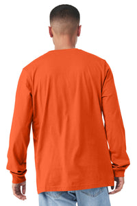 BELLA+CANVAS  Unisex Jersey Long Sleeve Tee - Orange Back