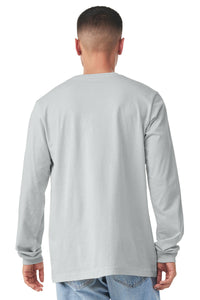 BELLA+CANVAS  Unisex Jersey Long Sleeve Tee - Silver Back
