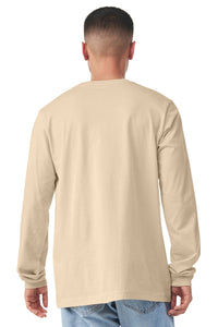 BELLA+CANVAS  Unisex Jersey Long Sleeve Tee - Soft Cream Back