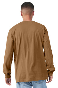 BELLA+CANVAS  Unisex Jersey Long Sleeve Tee - Toast Back