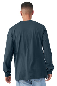 BELLA+CANVAS  Unisex Jersey Long Sleeve Tee - Vintage Navy Back