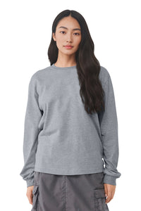 BELLA+CANVAS Unisex 6-Ounce Heavyweight Long Sleeve Tee BC3511 - Athletic Heather