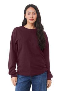 BELLA+CANVAS Unisex 6-Ounce Heavyweight Long Sleeve Tee BC3511 - Maroon