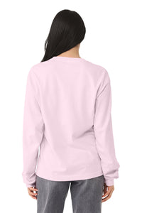 BELLA+CANVAS Unisex 6-Ounce Heavyweight Long Sleeve Tee BC3511 - Soft Pink Back