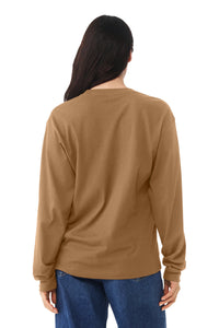 BELLA+CANVAS Unisex 6-Ounce Heavyweight Long Sleeve Tee BC3511 - Toast Back