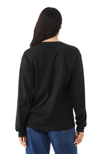 BELLA+CANVAS Unisex 6-Ounce Heavyweight Long Sleeve Tee BC3511 - Vintage Black Back