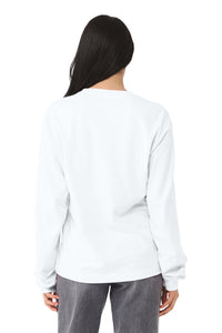 BELLA+CANVAS Unisex 6-Ounce Heavyweight Long Sleeve Tee BC3511 - White Back