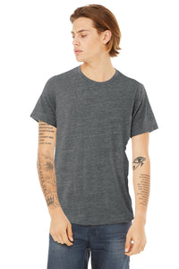 BELLA+CANVAS  Unisex Poly-Cotton Short Sleeve Tee - Asphalt Slub