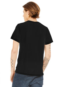 BELLA+CANVAS  Unisex Poly-Cotton Short Sleeve Tee - Black Back