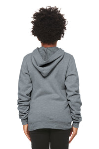 BELLA+CANVAS  Youth Sponge Fleece Pullover Hoodie BC3719Y - Athletic Heather Back