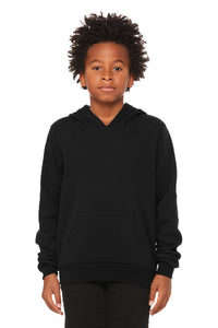 BELLA+CANVAS  Youth Sponge Fleece Pullover Hoodie BC3719Y - Black