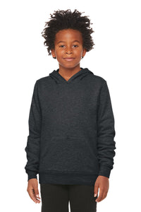 BELLA+CANVAS  Youth Sponge Fleece Pullover Hoodie BC3719Y - Dark Grey Heather