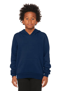 BELLA+CANVAS  Youth Sponge Fleece Pullover Hoodie BC3719Y - Navy