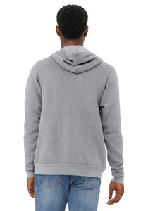 BELLA+CANVAS  Unisex Sponge Fleece Pullover Hoodie - Athletic Heather Back