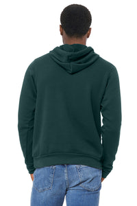 BELLA+CANVAS  Unisex Sponge Fleece Pullover Hoodie - Atlantic Back