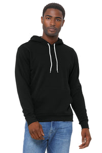 BELLA+CANVAS  Unisex Sponge Fleece Pullover Hoodie - DTG Black