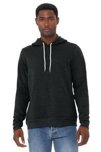 BELLA+CANVAS  Unisex Sponge Fleece Pullover Hoodie - Black Heather