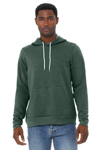 BELLA+CANVAS  Unisex Sponge Fleece Pullover Hoodie - Heather Forest