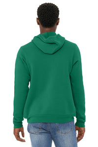 BELLA+CANVAS  Unisex Sponge Fleece Pullover Hoodie - Kelly Back