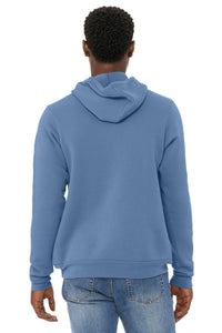BELLA+CANVAS  Unisex Sponge Fleece Pullover Hoodie - Lavender Blue Back