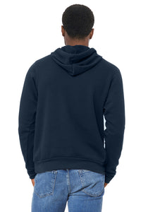BELLA+CANVAS  Unisex Sponge Fleece Pullover Hoodie - Navy Back