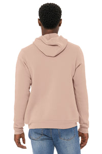 BELLA+CANVAS  Unisex Sponge Fleece Pullover Hoodie - Peach Back