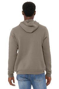BELLA+CANVAS  Unisex Sponge Fleece Pullover Hoodie - Tan Back