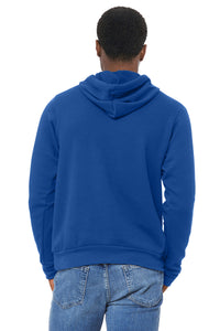 BELLA+CANVAS  Unisex Sponge Fleece Pullover Hoodie - True Royal Back