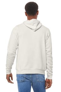 BELLA+CANVAS  Unisex Sponge Fleece Pullover Hoodie - Vintage White Back