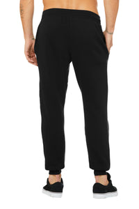 BELLA+CANVAS  Unisex Jogger Sweatpants - Black Back