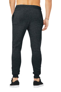 BELLA+CANVAS  Unisex Jogger Sweatpants - Dark  Grey Heather Back