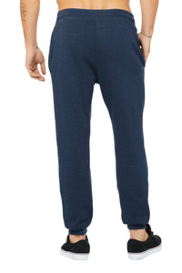 BELLA+CANVAS  Unisex Jogger Sweatpants - Heather Navy Back