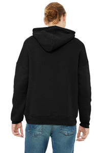 BELLA+CANVAS  Unisex Sponge Fleece Pullover DTM Hoodie - Black Back