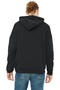 BELLA+CANVAS  Unisex Sponge Fleece Pullover DTM Hoodie - Dark Grey Back