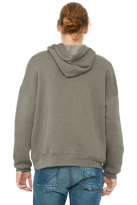 BELLA+CANVAS  Unisex Sponge Fleece Pullover DTM Hoodie - Heather Stone Back