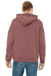 BELLA+CANVAS  Unisex Sponge Fleece Pullover DTM Hoodie - Mauve Back