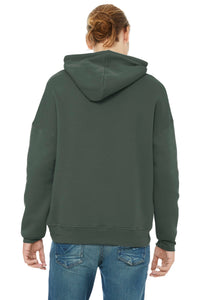 BELLA+CANVAS  Unisex Sponge Fleece Pullover DTM Hoodie - Military Green Back
