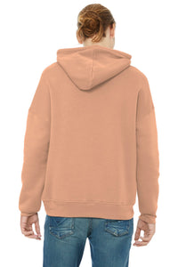 BELLA+CANVAS  Unisex Sponge Fleece Pullover DTM Hoodie - Peach Back