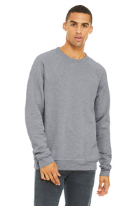 BELLA+CANVAS  Unisex Sponge Fleece Raglan Sweatshirt - Athletic Heather