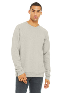 BELLA+CANVAS  Unisex Sponge Fleece Raglan Sweatshirt - Heather Dust